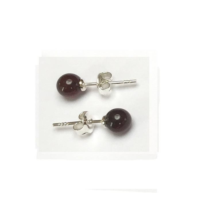 Amber Stud Earrings